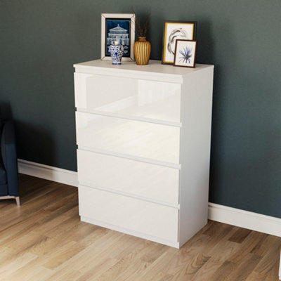 Lassic Vida Designs Glinton 4 Drawer Chest (100% Fsc), White - image 1