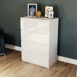 Lassic Vida Designs Glinton 4 Drawer Chest (100% Fsc), White