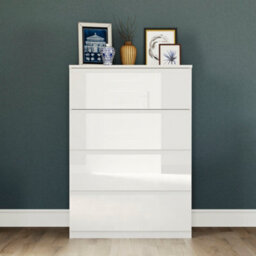Lassic Vida Designs Glinton 4 Drawer Chest (100% Fsc), White - thumbnail 6