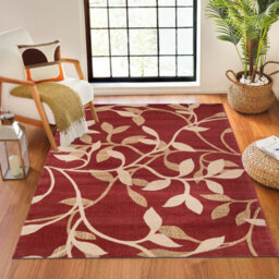 Livabliss Riley-Vintage Red Beige Brown Traditional Boho Living Dining Bedroom Rug 160 X 230 Cm Easy Care, Non Shedding - thumbnail 2