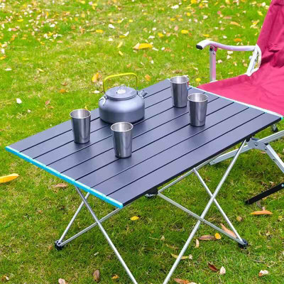 Ultralight Folding Camping Table, Portable Aluminium Outdoor Desk For Picnic, Bbq, Or Garden. - image 1
