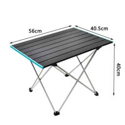 Ultralight Folding Camping Table, Portable Aluminium Outdoor Desk For Picnic, Bbq, Or Garden. - thumbnail 2