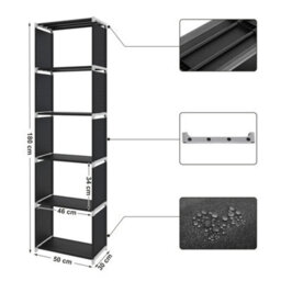 Storage Shelf, 5-Tier Bookcase - thumbnail 2