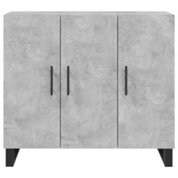 Berkfield Sideboard Concrete Grey 90X34X80 Cm Engineered Wood - thumbnail 6
