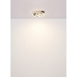 Luminosa Lighting Luminosa Darryl I Integrated Led Semi Flush Ceiling Light Matt Black 4X Led Dimmable 2700-6500K Remote Control Timer - thumbnail 6