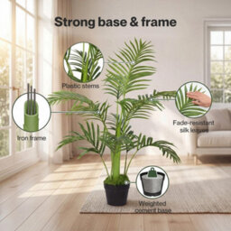 Artificial Tree Fake Plant Indoor Home Office Decor Realistic Faux Tree - thumbnail 5