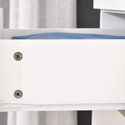 Homcom 2-Door Wardrobe W/ Adjustable Shelf 3 Drawers For Bedroom, 180Cm, White - thumbnail 9