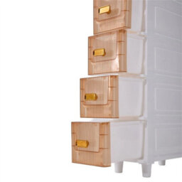 6 Tier Tea Slim Storage Cabinet Narrow Slide Out Drawers Bathroom Kitchen Gap Storage Unit - thumbnail 5