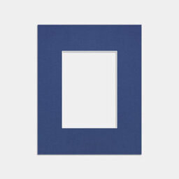 Ak Frames 9X7 Blue Picture Mounts To Fit 6X4 Aperture Size - Mount Board Only (No Frame Included) - thumbnail 1
