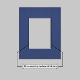 Ak Frames 9X7 Blue Picture Mounts To Fit 6X4 Aperture Size - Mount Board Only (No Frame Included) - thumbnail 4
