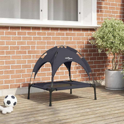Vidaxl Dog Bed Folding Manual Black 62 X 48 X 61 Cm Steel - image 1