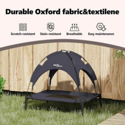 Vidaxl Dog Bed Folding Manual Black 62 X 48 X 61 Cm Steel - thumbnail 7