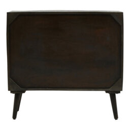 Orsina Stylish Two-Drawer Mango Wooden Sideboard, Mid-Century Modern Side Board For Living Room Organization - thumbnail 5