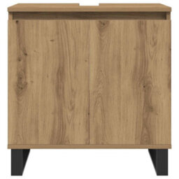 Berkfield Industrial Bathroom Cabinet Artisan Oak 58X33X60 Cm Engineered Wood - thumbnail 4