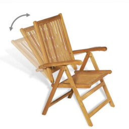 Berkfield 9 Piece Garden Dining Set Solid Teak Wood - thumbnail 8
