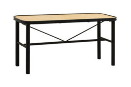 Orsina Handwoven Deatiled Bench, Sleek And Minimalist Rattan Bench, Durable And Versatile Hardwood Outdoor Bench - thumbnail 4