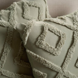 OHS 2 Pack Tufted Arch Filled Cushion Cover, Sage - 45 X 45Cm - thumbnail 3
