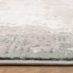 The Rug Edit Ritz Luxe Shimmer Green Living Room Rug - 80X140Cm - thumbnail 9