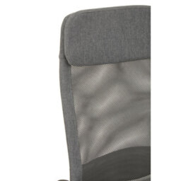 Orsina Ergonomic Grey Mesh And Fabric Home Office Chair, Comfortable Work From Home Chair, Movable Work Chair - thumbnail 8