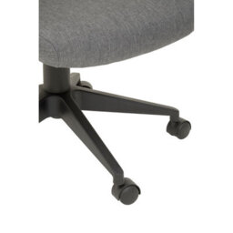 Orsina Ergonomic Grey Mesh And Fabric Home Office Chair, Comfortable Work From Home Chair, Movable Work Chair - thumbnail 7