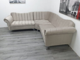 Stratus Interiors Canterbury 3-Seater Sofa - Luxurious Upholstered Design With Elegant Lined Panel Detailing For Modern Living Rooms - thumbnail 9