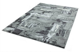 Modern Grey Rug, Abstract Rug For Bedroom, Stain-Resistant Rug For Dining Room, Abstract Grey Rug-80Cm X 150Cm - thumbnail 4