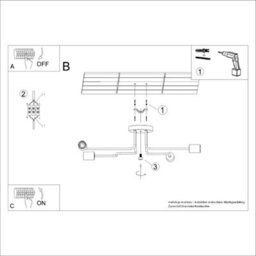 Luminosa Lighting Luminosa Timbo Loft Semi Flush Ceiling 4 Light White - thumbnail 8