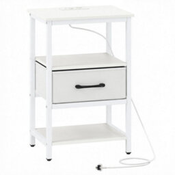 Nightstand Modern Side Table With Charging Station - thumbnail 4