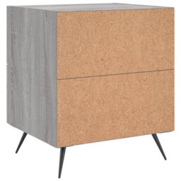 Berkfield Modern Bedside Cabinets 2 Pcs Grey Sonoma 40X35X47.5 Cm Engineered Wood - thumbnail 9