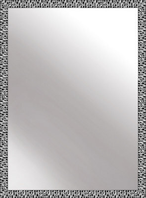 Nielsen Banks Mosaic Design Wall Mirror Bathroom Mirror Living Room Mirror - Silver - 50 X 70Cm - image 1
