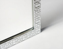 Nielsen Banks Mosaic Design Wall Mirror Bathroom Mirror Living Room Mirror - Silver - 50 X 70Cm - thumbnail 4