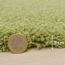 Uetian Green Large Area Shaggy Rug 5Cm Pile Thickness For Livingroom Hallways Bedroom Green (160 X 230) - thumbnail 2