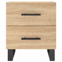 Berkfield Bedside Cabinets 2 Pcs Sonoma Oak 40X35X47.5 Cm Engineered Wood - thumbnail 6