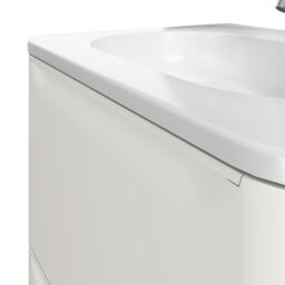 GoodHome Nevado Standard Matt White Wall-Mounted Bathroom Vanity Unit (H) 600mm (W) 600mm - thumbnail 5