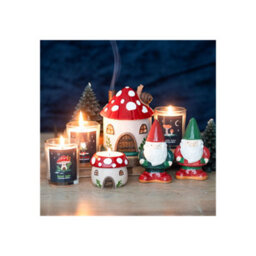 Mushroom House Resin Tealight Holder - thumbnail 6