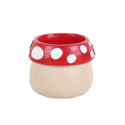 Mushroom House Resin Tealight Holder - thumbnail 3