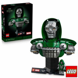 Lego Marvel Doctor Doom Bust Model 76345, Super Heroes Collectible Display Set For Adults, 379 Pieces, Avengers Doomsday - thumbnail 1