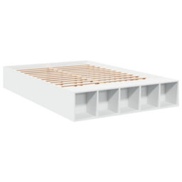 Berkfield Bed Frame Without Mattress White 135X190 Cm Double - thumbnail 3