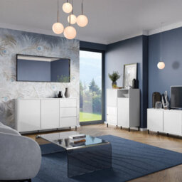 Furniture To Go Avenale Sideboard 2 Door 3 Drawer In Alpine White High Gloss - thumbnail 5