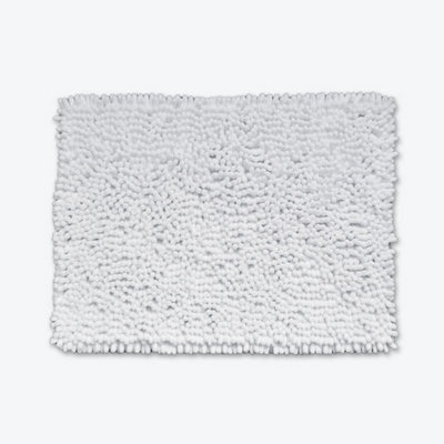 Allure Bath Fashions Jumbo Bobble Bath Mat - Non Slip, Luxury Deep Pile Bath Rug - White - image 1