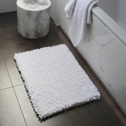 Allure Bath Fashions Jumbo Bobble Bath Mat - Non Slip, Luxury Deep Pile Bath Rug - White - thumbnail 3