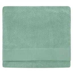 Furn. Textured Bath Sheet, Cotton, Smoke Green