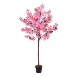 Thehotsale 180Cm H Realistic Artificial Plant Cherry Blossom Tree In Pot For Decoration Living Room - thumbnail 4