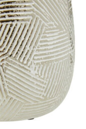 Orsina Honna Small White Silver Ceramic Planter - thumbnail 5