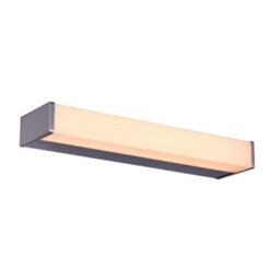 Luminosa Lighting Luminosa Modern Led Wall Lamp Chrome, Warm White 3000K 600Lm