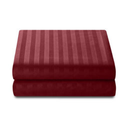 Ameha Stripe Fitted Sheet 40 Cm Deep Pocket- Hypoallergenic Easy Care Red Bed Sheets Uk Super King Bedsheet(180X200Cm) - thumbnail 6