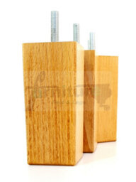 L&F 4X Replacement Furniture Legs Solid Wood 110mm High Sofas Chairs Settee Cabinets Legs M10 Tsp2055 - thumbnail 5