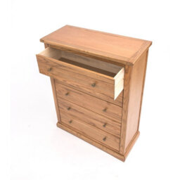 Cabinet Bits Salerno 5 Drawer Chest Of Drawers Brass Knob - thumbnail 4