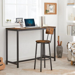 2X Bar Stools Set Breakfast Kitchen Stool Chair 32X32X93 Cm - thumbnail 4