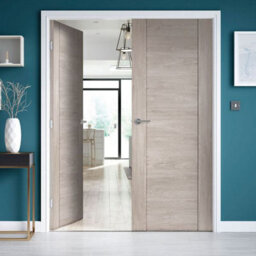 JB Kind Doors Alabama Light Grey Laminate Internal Fire Door - thumbnail 3